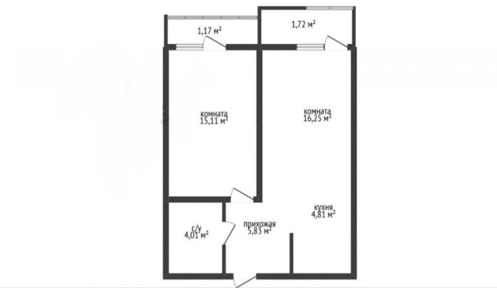 Студия, 45.4 м², 11/20 эт.