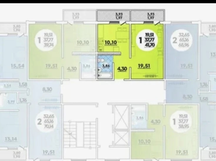 1-к квартира, 37.8 м², 12/14 эт.