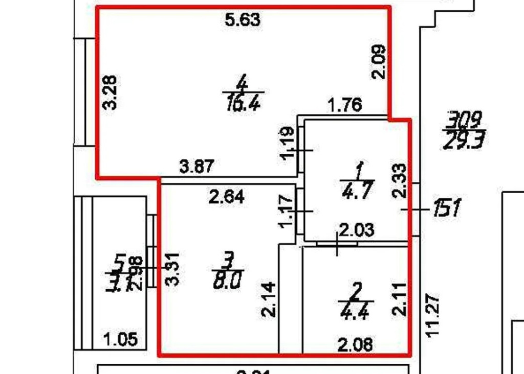 1-к квартира, 33.5 м², 14/18 эт.