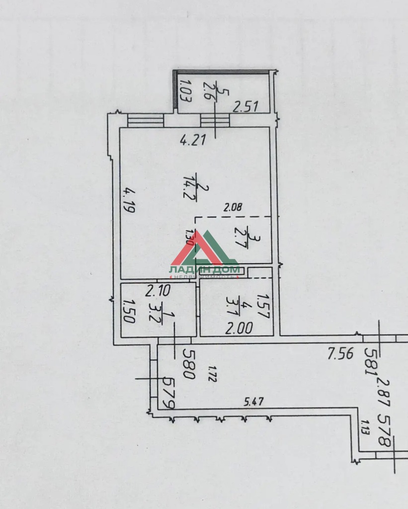 Студия, 23.75 м², 19/24 эт.