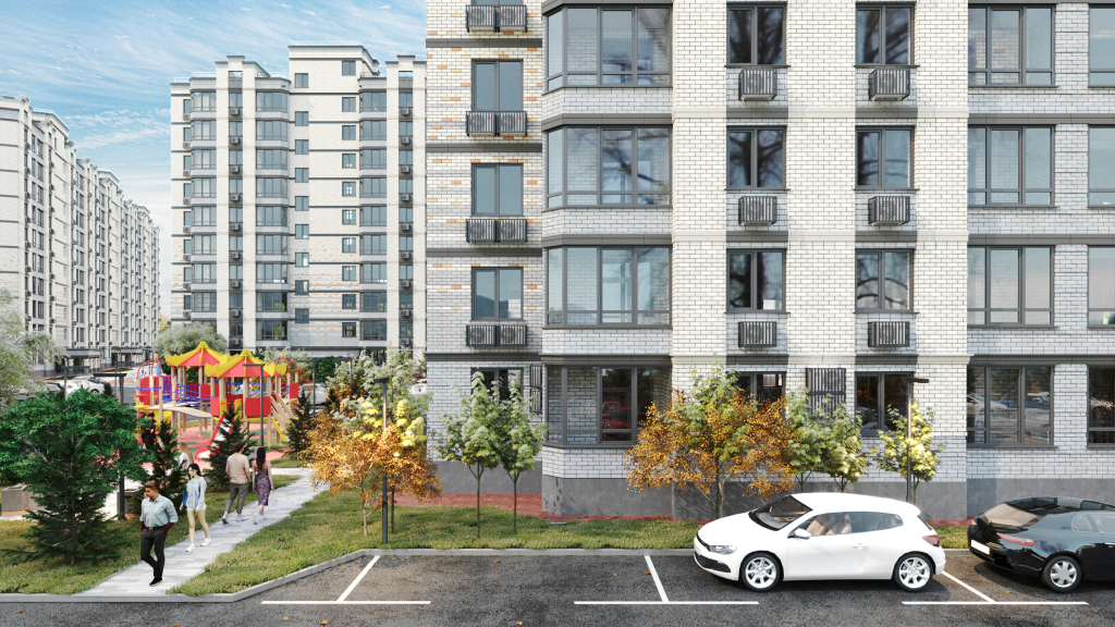 1-комнатная, 33.7 м² 4