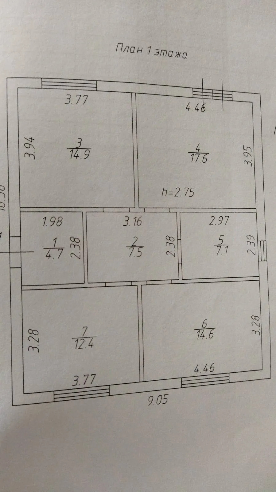 Дом, 78.8 м² на участке 4 сот.